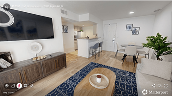 Equipped living room